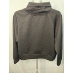 Juicy Couture ‎ Sport Black Quilted Funnel Neck Pullover Sweatshirt Womens XL Photo 4