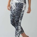 Lululemon Wunder Under Pant*SE Dance Pretty Plume Angel Wing Black Photo 0