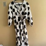 H&M COPY - Spotted MIDI Dress SZ M 100% lyocell Photo 6