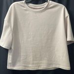 Oversized Crop Top Tan Size L Photo 0