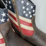Womens JB Dillon USA Cowboy Boots Leather American Flag size B. Photo 5