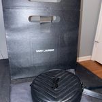 YSL Jade Round Matelassé Leather Bag Photo 5