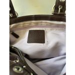 Coach  Hampton Soho F13733 Chocolate Brown Genuine Soft Leather Shoulder Bag Tote Photo 8