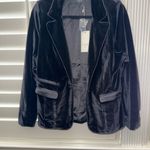 VICI NWT Black Velvet Tuxedo Blazer Jacket Size Small MSRP $198 Photo 1