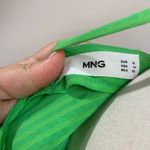 Mango MNG Bright Green V Neck Short Sleeve Maxi Tiered Dress Size 10 Photo 7
