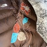 The North Face  Womens Brown Retro 96 Vintage Nuptse 700 Down Puffer Jacket Coat Photo 6