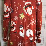 Red Santa Christmas Dress, XL Photo 2
