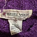 Rendevous 80s 90s Vintage Wide Striped Colorful Loose Knit Sweater Jrs Medium Pink Size undefined Photo 14