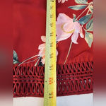 KEEPSAKE The Label Do It Right Mini Dress size M floral cutout Red Size M Photo 11