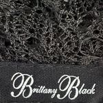 Brittany Black Elegant Lace knit Cardigan Cover Photo 9