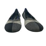 Rothy's  The Flat Captoe Black White Plaid‎ Check Retired Ballerina Size 10 Photo 4