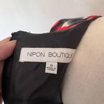 Nipon Boutique FitNFlare Women Dress Sz 8 Pink Floral Sleeveless Career Cocktail Black Photo 7