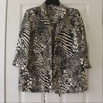 Cali and York | white & cream animal print jacket Size undefined Photo 0