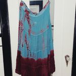Tie Dye Skirt Blue Size M Photo 0