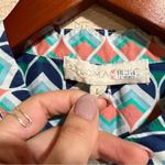 Paloma Blue Isabel geometric ruffle maxi dress Size L Photo 8