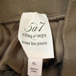 Cinq a Sept NEW Giles satin olive green cargo pant joggers women's size XL Photo 4