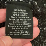 Rock & Republic  Metallic V-neck Eyelash Sweater black size small Photo 3