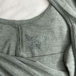 Zoe & Liv Olive Green Graphic Tank Top Photo 2