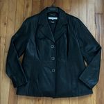 wilson's leather Wilsons Black Genuine Leather Jacket Photo 2