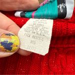 Diane Von Furstenberg Women’s  The Color Authority Vtg Red Pullover Sweater 1X 2X Photo 7