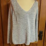 H & M basic blue v neck slouchy sweater Photo 7