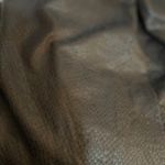 Rock 47th Wrangler Women's‎ Brown Open Front Faux Suede Snake Jacket Size S Photo 4