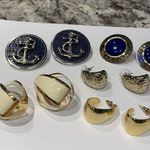 Lot Of 5 Costume Earrings Vintage Photo 0