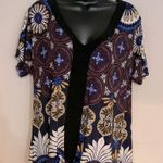 Jules & Leopold Jewels & Leopold Woman’s Multi Colored Blouse Worn Once w/Slacks in other pics Photo 1