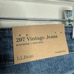 L.L. Bean 207 Vintage High Rise Boyfriend Jeans Faded Indigo Size 18 Medium Tall Blue Photo 4