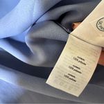 We Wore What  Size 2 Silky Blue Cowl Midi Dress Party Club Bridesmaid Wedding Photo 11