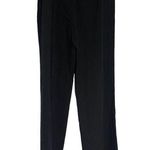 Brooks Brothers Women's Side Zip Silk Career Black Slacks Size 6 Photo 0