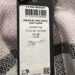 VERO MODA  Elsie Long Check Coat Curve Size 22 NWT Photo 8
