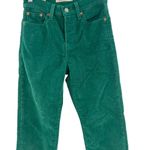 Levi's Wedgie Straight Fit Corduroy Pants Green Size 24 Photo 3