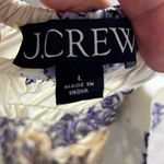 J.Crew  Cream and Lavender Pattern Lilac  Smock Midi Dress Photo 7