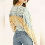 We The Free Wrap Top Maldives Stripe Misty Combo Size Medium Coastal Cowgirl Photo 4
