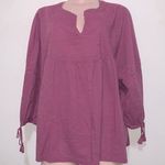 Time And Tru  woman plus size XXL 20 purple detail with tassel sleeve detail Photo 0