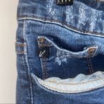 Kancan Distressed ripped Dark Wash Jean shorts Blue Size 26 Photo 7