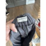 Babaton  Aritizia Charcoal Grey Trouser Slack Pants‎ Size 8 Pockets Elastic Waist Photo 3