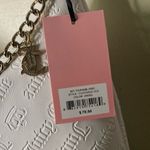 Juicy Couture White “Not Your Babe” Hobo Bag NWT Gold Chain Charms Photo 7