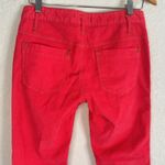 Free People Berry Corduroy Pants Straight Stretch Boho Indie Bright Size 28 Photo 6