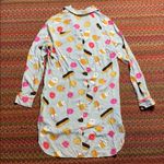 Xhilaration 🔥 DONUT & COFFEE BUTTON UP SLEEP SHIRT NIGHTGOWN Photo 4