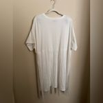 Arula Fringe Tshirt Dress Sz X in‎ White Festival Concert Plus Size Photo 3