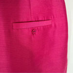 ALEMAIS Blaire Cotton Silk Tailored Trouser Pants Size 2 Fuchsia Pink NWT Photo 11