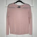 Skechers Womens Athleisure GoRun Long Sleeve Open Back Workout Top Pink XS Photo 0