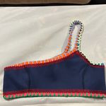 kiini  TASMIN - ONE SHOULDER TOP NAVY SIZE Large NWOT Photo 3