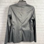 Symphony  + Note grey nylon Jacket ladies small glam preppy Photo 2