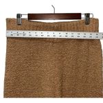 SKIMS  Cozy Knit Wide Leg Lounge Pants In Camel Size L/XL Plush Warm Relaxed Photo 6
