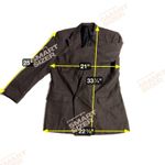 Balmain Pierre‎  Check Patterned Double Breasted Blazer, Men's 40L Jacket, Wool Photo 3
