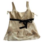 White House | Black Market 100% Silk Y2K Romantic Empire Waist Top Size XL Photo 3