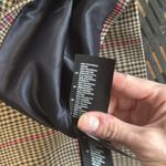 & Other Stories & Other Stories Brown Pink Black Houndstooth Plaid Mini Skirt Size 4 or Size 36 Photo 9